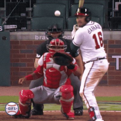 Baseball Player With Number 18 On Jersey GIF