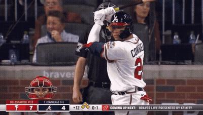 Baseball Player With Number 2 On Back GIF