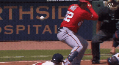 Baseball Player With Number 22 GIF
