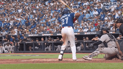 Baseball Player With Number 27 Jersey GIF