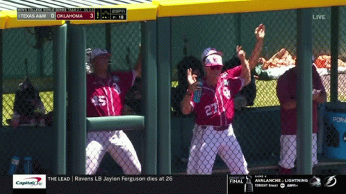 Baseball Player With Number 27 GIF
