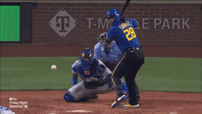 Baseball Player With Number 28 GIF