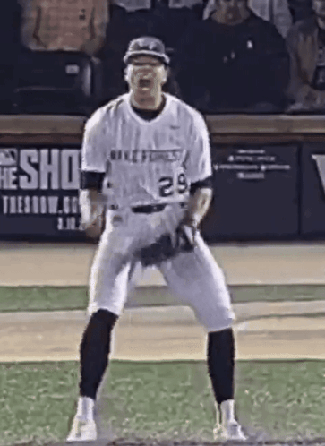 Baseball Player With Number 29 GIF