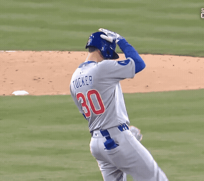Baseball Player With Number 3 On Back GIF