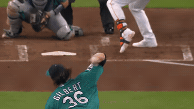 Baseball Player With Number 5 GIF