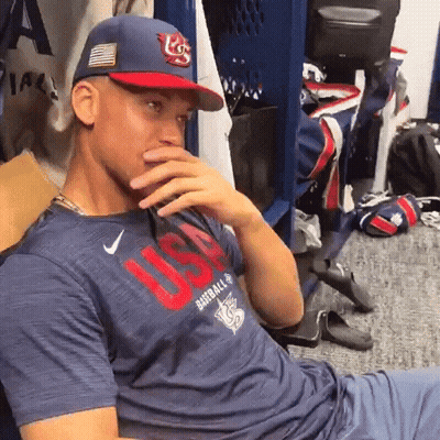 Baseball Player With Number 5 On Shirt GIF