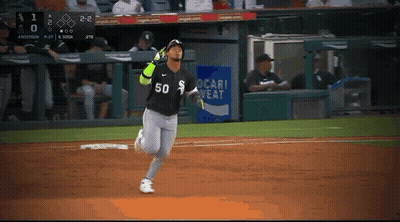 Baseball Player With Number 50 Jersey GIF
