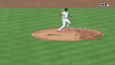 Baseball Player With Number 7 GIF