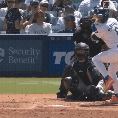 Baseball Player With Number 9 On Jersey GIF