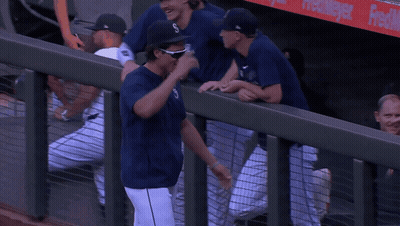 Baseball Player With S Jersey GIF