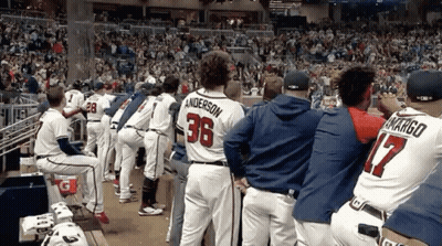 Baseball Players Anderson And Amargo GIF