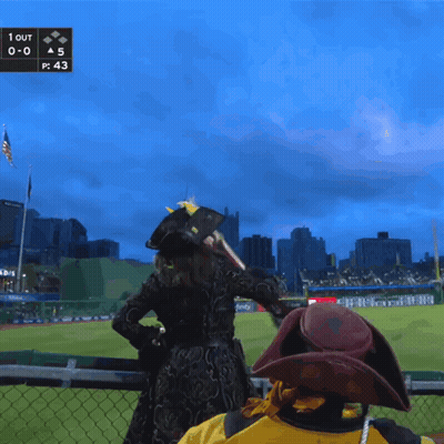 Baseball Scoreboard Showing 1 Out 0 GIF