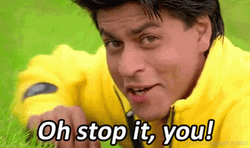 Bashful Embarrassed Shah Rukh Khan GIF