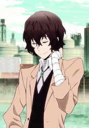 Bashful Osamu Dazai Bungo Stray Dogs GIF