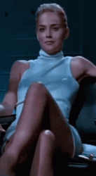Basic Instinct Beautiful Sharon Stone GIF
