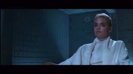 Basic Instinct Smoking Sharon Stone GIF