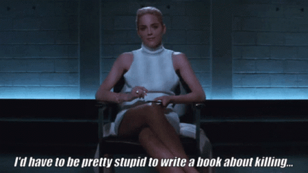 Basic Instinct Young Sharon Stone GIF