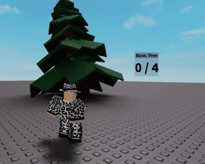 Basic Tree In Video Game GIF