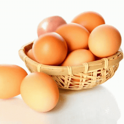 Basket Full Of Brown Eggs GIF