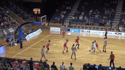 Basketball Assist Pass Inside Court GIF