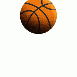 Basketball Bouncing Away