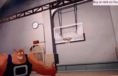 Basketball Court Exit Sign GIF