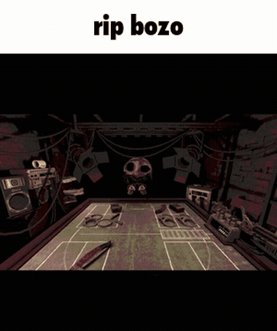 Basketball Court Rip Bozo GIF