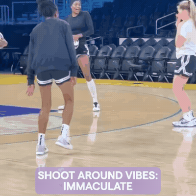 Basketball Court Shoot Around Vibes Immaculate GIF