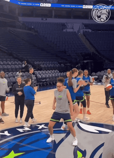 Basketball Court With Closed Sign GIF