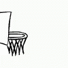 Basketball Dunk Stick Cartoon