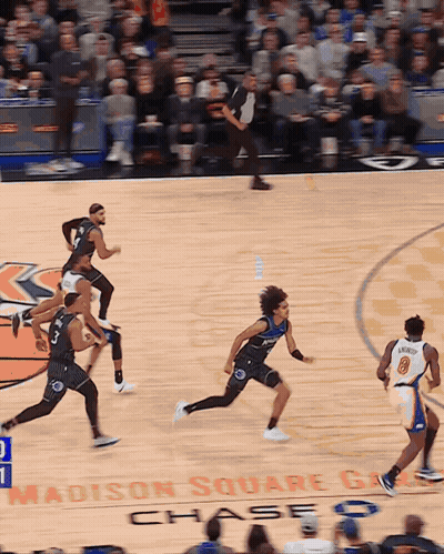 Basketball Game At Madison Square Chase GIF