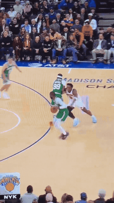 Basketball Game At Madison Square GIF