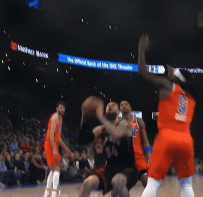 Basketball Game At MidFirst Bank GIF