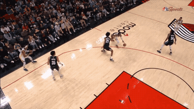 Basketball Game At NBC Sports Center GIF