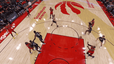 Basketball Game At Scotiabank Arena GIF