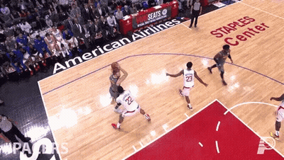 Basketball Game At Staples Center GIF