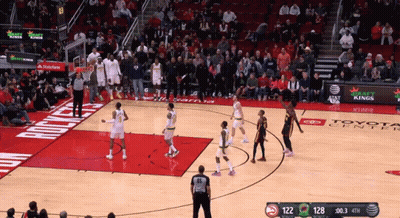 Basketball Game At Toyota Center GIF