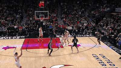 Basketball Game At United Center Chicago GIF