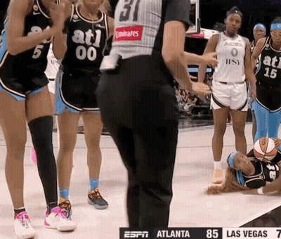 Basketball Game Atlanta Vs Las Vegas GIF