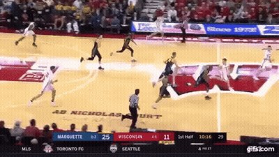 Basketball Game Between Marquette and Wisconsin