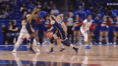 Basketball Game Broadcast On CBS Sport GIF