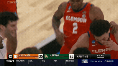 Basketball Game Clemson Vs Baylor GIF