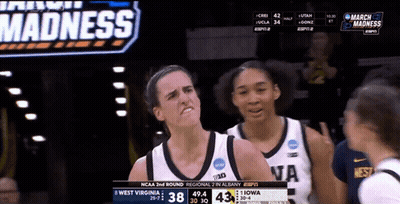 Basketball Game ESPN Score 38-43 GIF