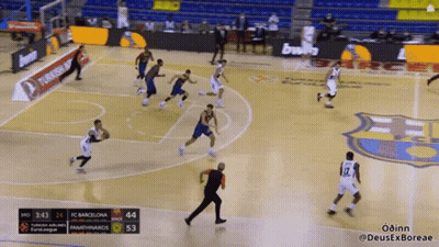 Basketball Game FC Barcelona Vs Panathinaikos GIF