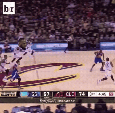 Basketball Game GS Vs Cleveland Cavaliers GIF