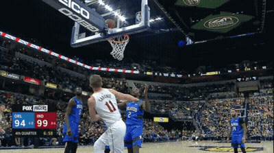 Basketball Game In Fox Pacific Stadium GIF