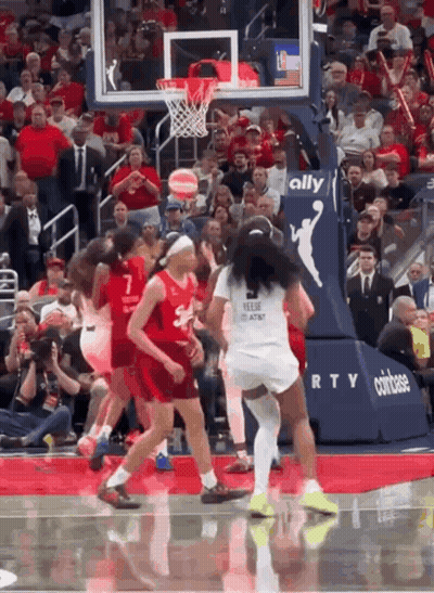 Basketball Game In Front Of Ally Advertisement GIF