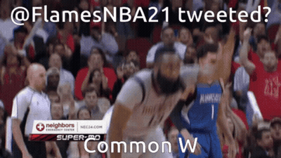 Basketball Game In Front Of Crowd Flamesnba21 Tweeted Common W GIF