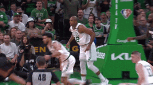 Basketball Game In Front Of Crowd Referee Number 48 GIF