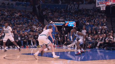 Basketball Game In Front Of Crowd GIF
